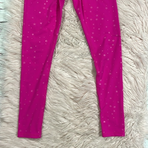 Terez Barbie Pink Mini Stars High Rise Leggings - Picture 6 of 7